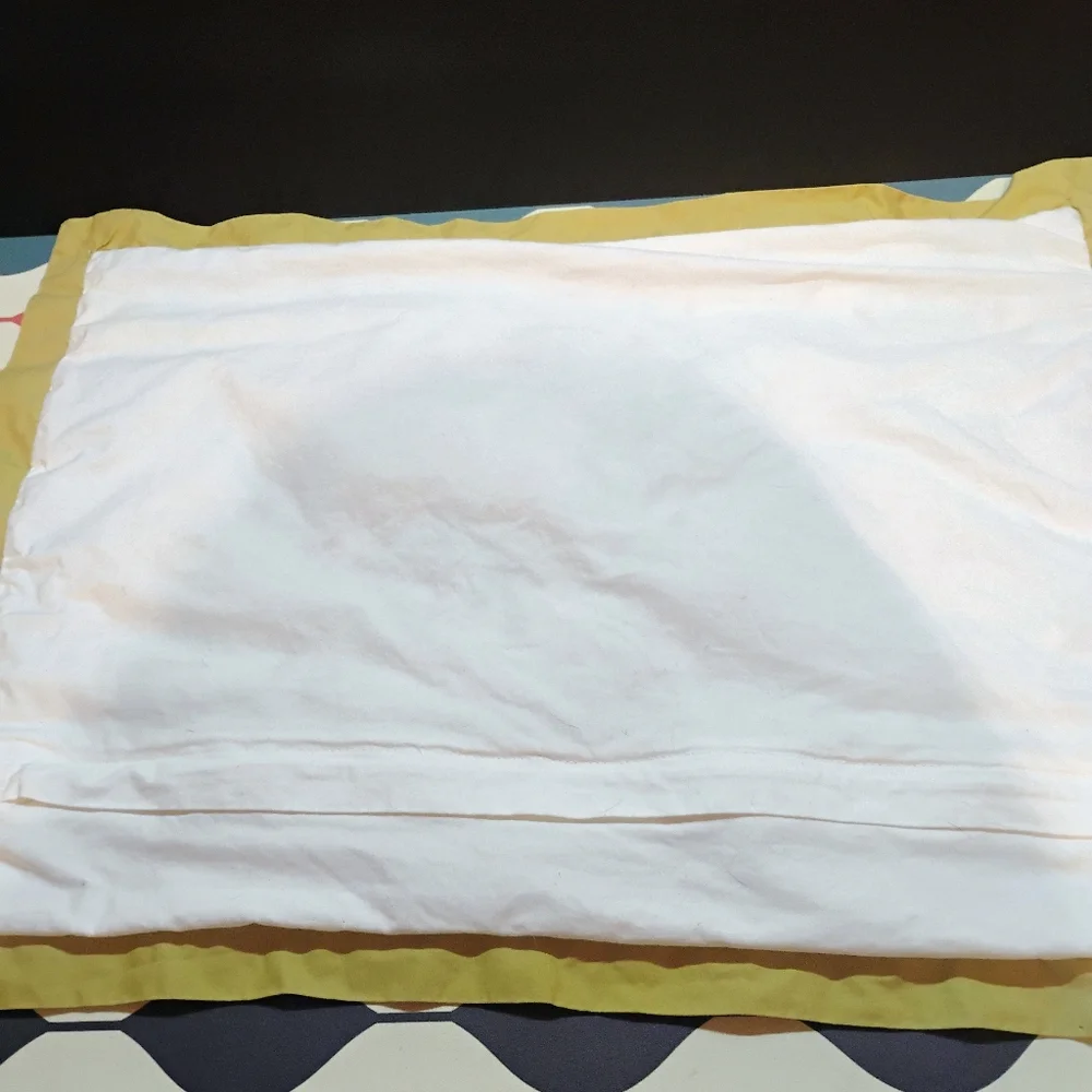 Vtg Embroidered Bird Floral Pillow Cover Case‎ Cottagecore 18x13 Zipper C